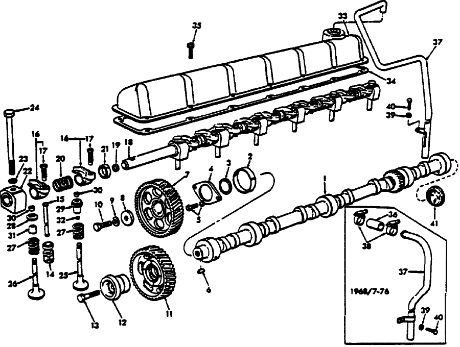 06C01 CAMSHAFT, ROCKER ARM, VALVE & RELATED PARTS