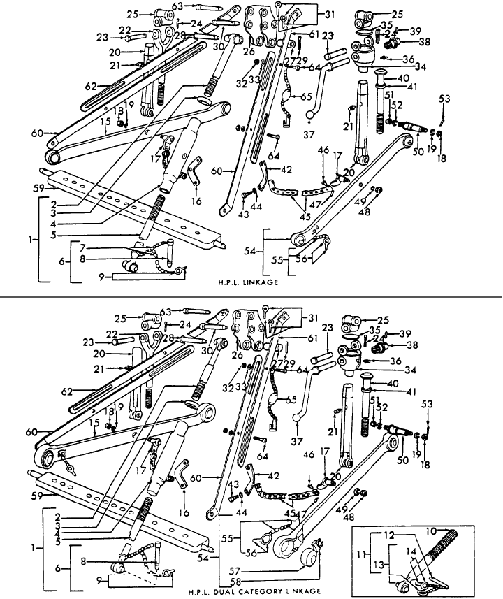 05C01 HYDRAULIC LIFT LINKAGE