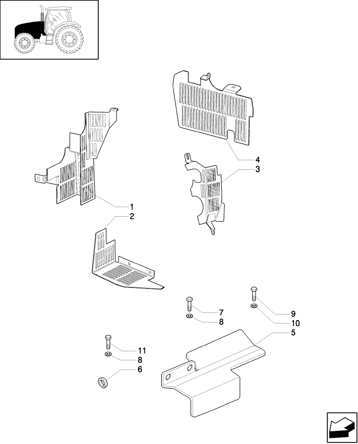 1.19.9/02 (VAR. 212-463) 4WD AXLES W/ACTIVE  SUSPENSION - ENGINE GUARDS