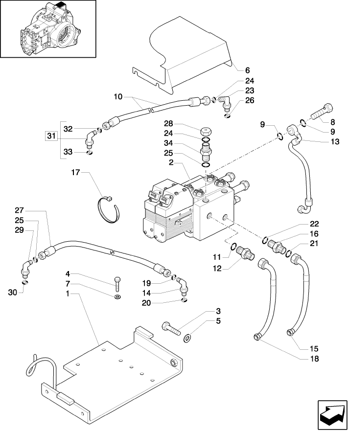 1.82.7/10 (VAR. 108 - 109 - 110) ELECTRONIC MID MOUNTED VALVES