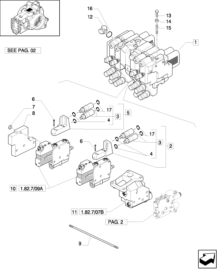 1.82.7/07(01) (VAR. 718) 4 X ELECTRONIC REAR REMOTES