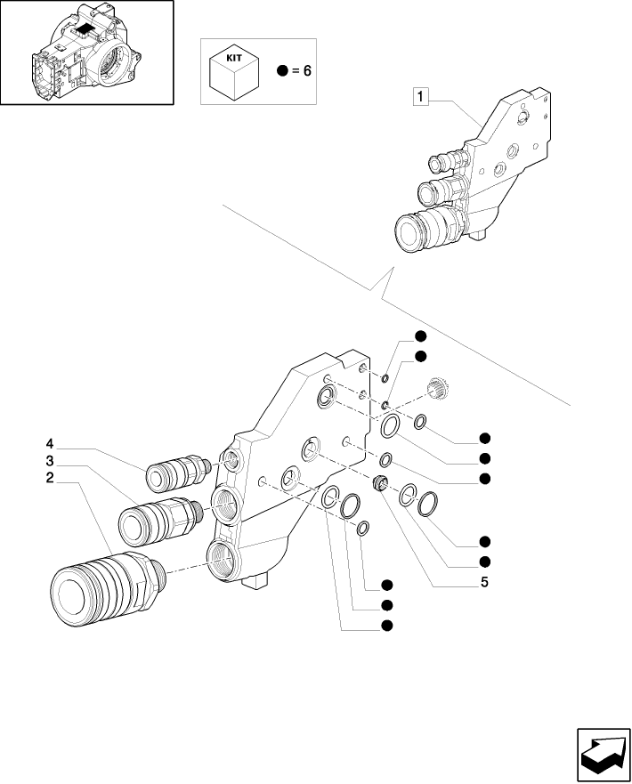 1.82.7/05A POWER BEYOND VALVE - BREAKDOWN