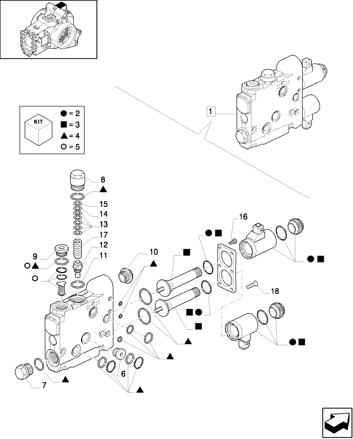 1.82.7/  B EDC VALVE - BREAKDOWN