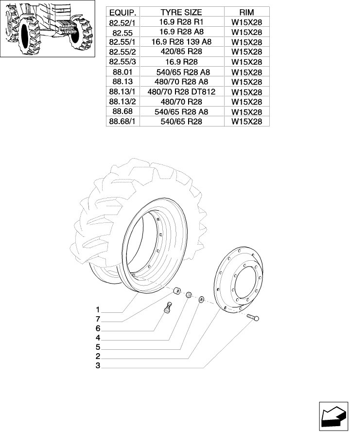 82.00(02) 4WD DRIVING WHEELS