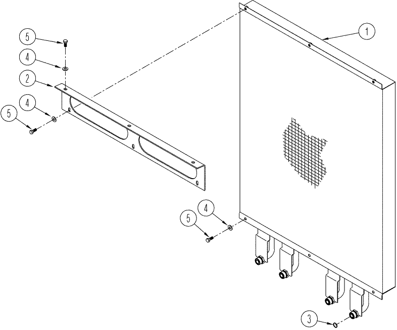 08-04 HYDRAULIC OIL COOLER MOUNTING, T9030 / 9040