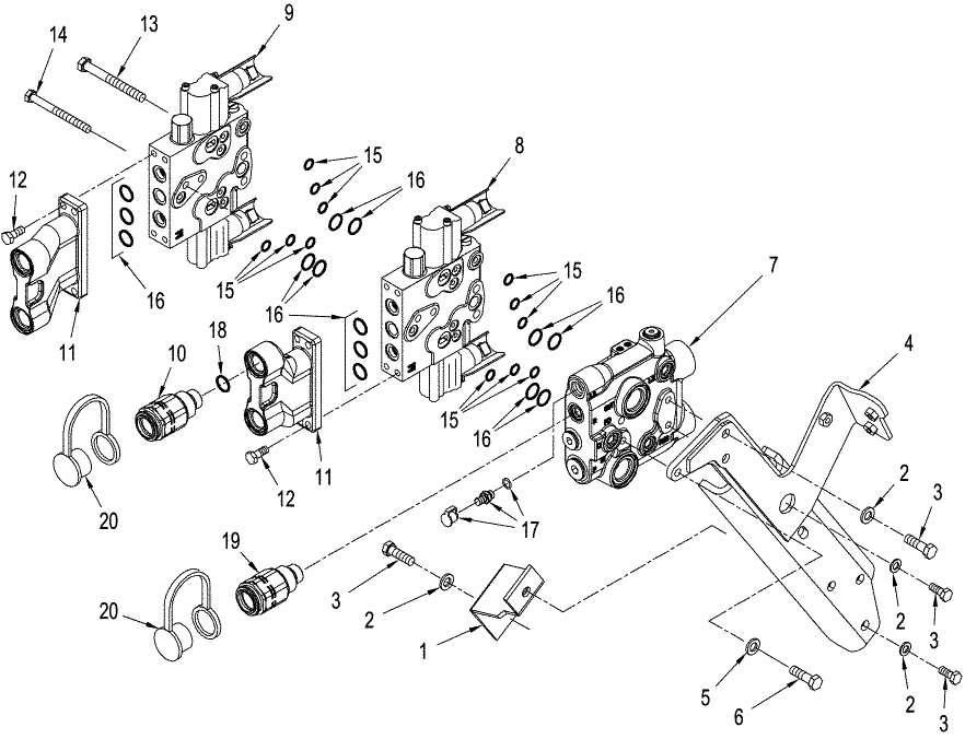 08-39 MEGA FLOW HYDRAULICS - AUXILIARY REMOTE MOUNTING