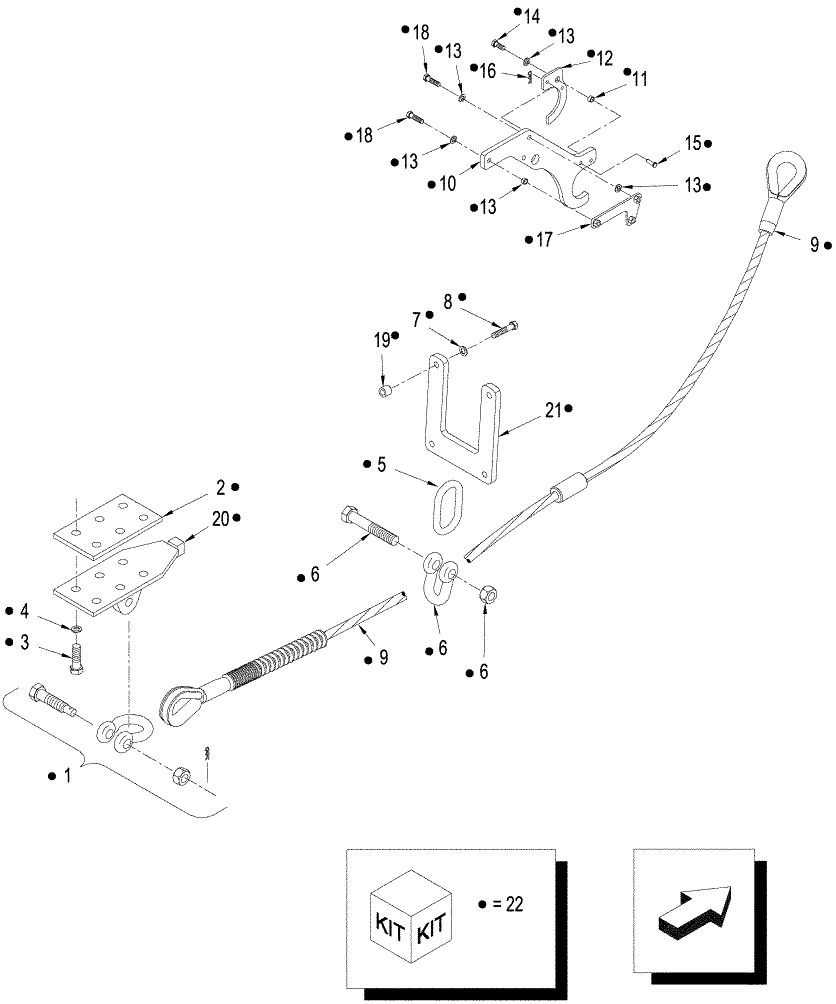 09-55 TOW CABLE