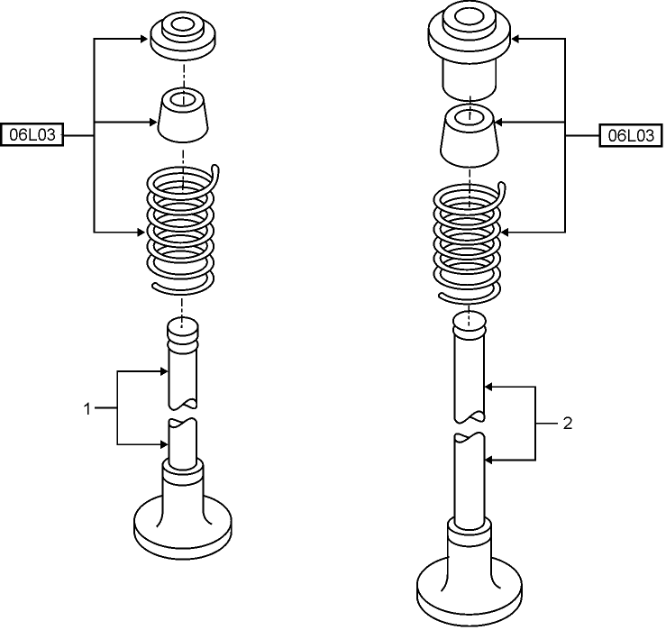 06L04 EMISSIONIZED ENGINE, VALVES