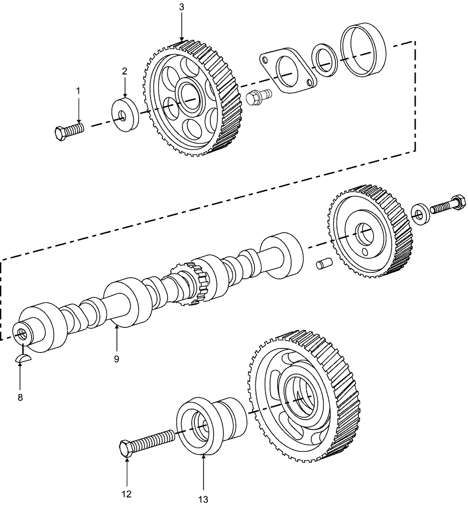 06L02 EMISSIONIZED ENGINE, DRIVE GEARING & PUSHRODS