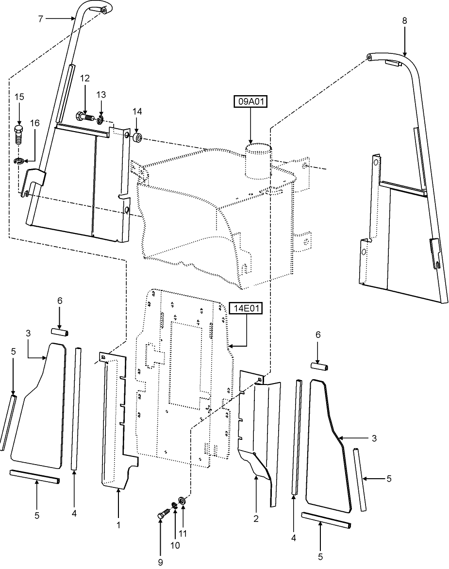 14E04 BAFFLE, HEAT