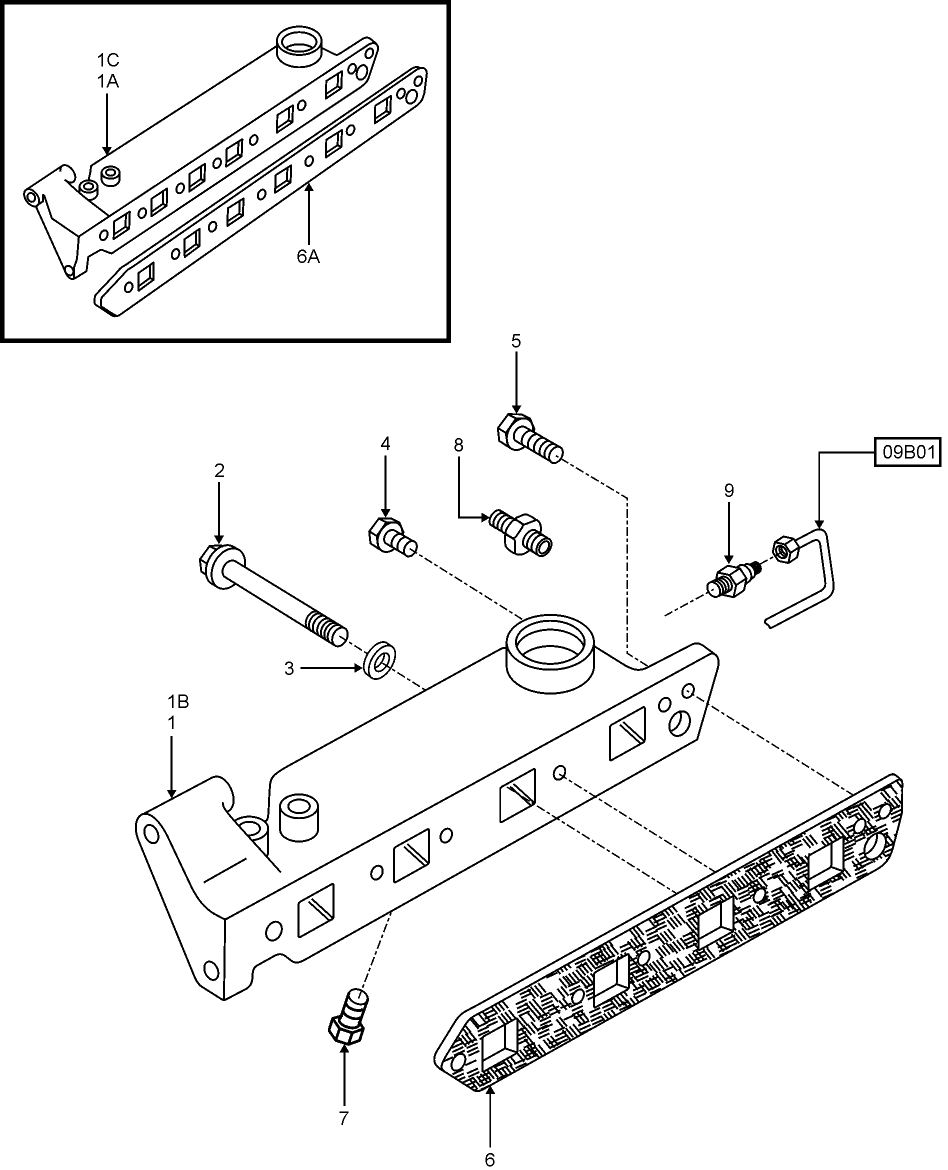 06M01 EMISSIONIZED ENGINE, INTAKE MANIFOLD