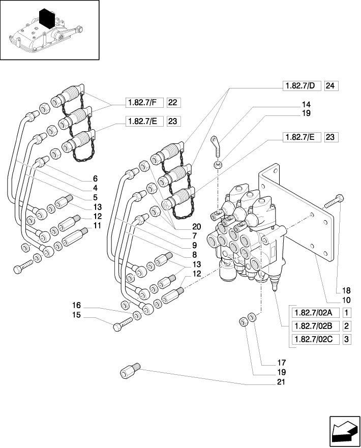 1.82.7/02(01) (VAR.054-085-103) 3 CONTROL VALVES