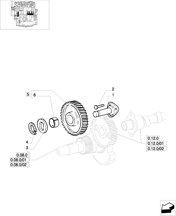 0.10.0 CAMSHAFT DRIVE GEARS