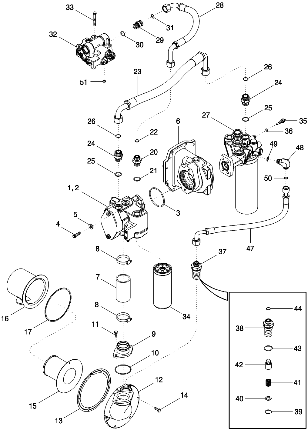 08 -02 HYDRAULIC SYSTEM - CHARGE PUMP