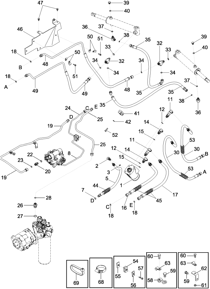 05 -03 STEERING SYSTEM - MFD, WITHOUT SUPERSTEER