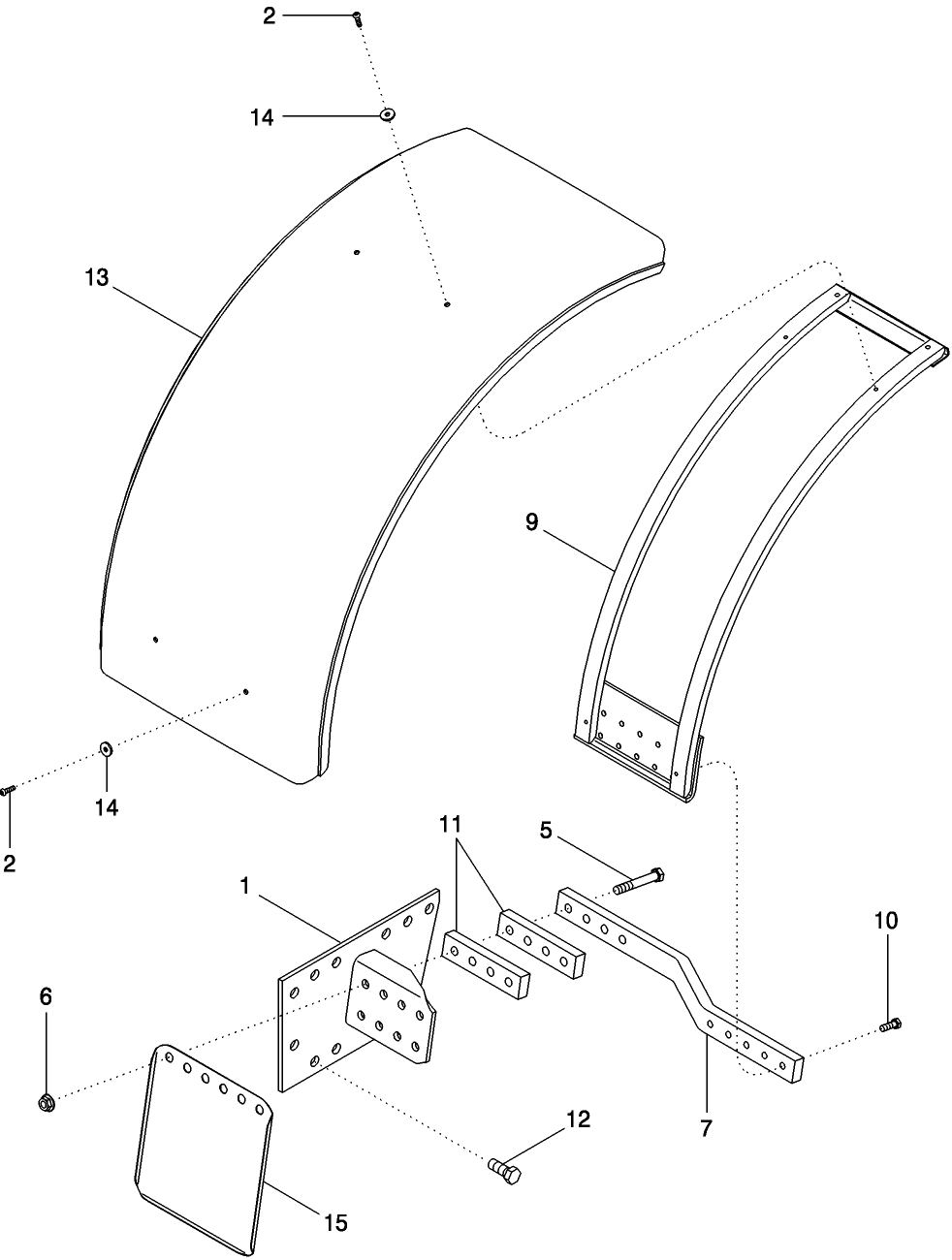 09 -04 FENDERS - FRONT, FRAME MOUNTED