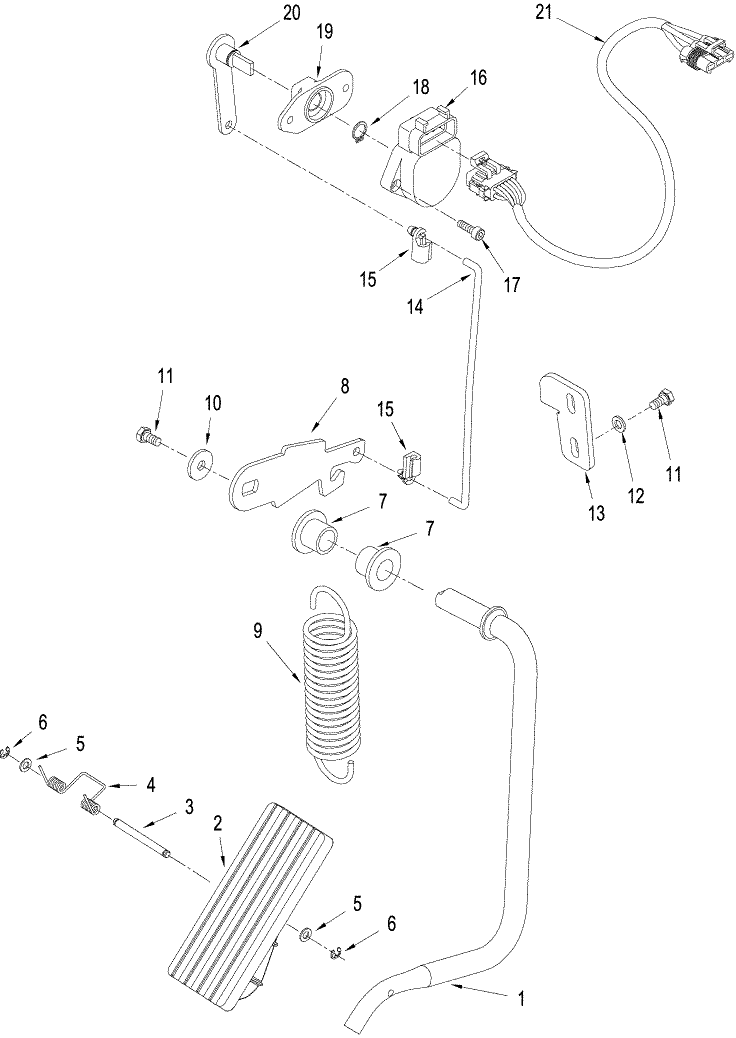 03-02 THROTTLE - DECELARATOR CONTROL, ASN Z6F202011