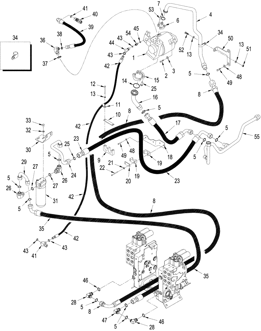 08-46 HYDRAULICS - PARALLEL FLOW CIRCUITRY