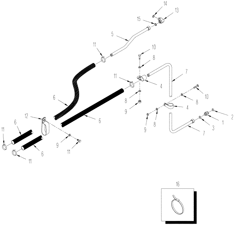 09 -43 HEATER - HOSES