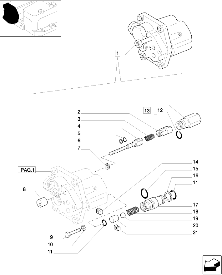 1.82.4(02) LIFTER  DISTRIBUTOR AND VALVES BREAKDOWN