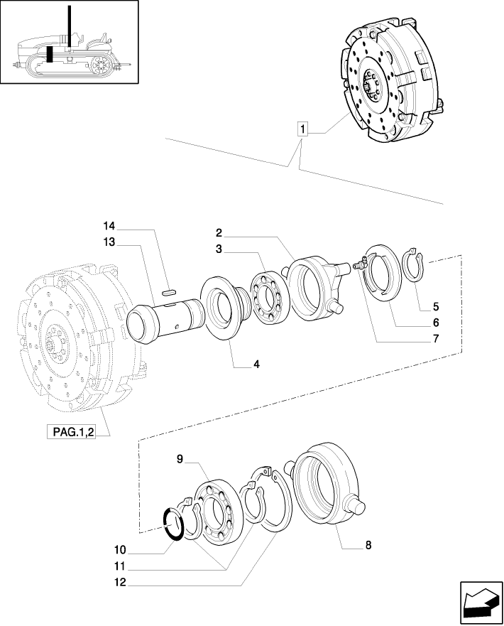 1.25.0/  B(03) CLUTCH BREAKDOWN