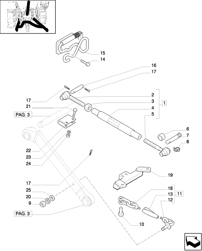 1.89.6(04) IMPLEMENT COUPLING, SPRAG AND  ANTI-SHAKE CHAINS