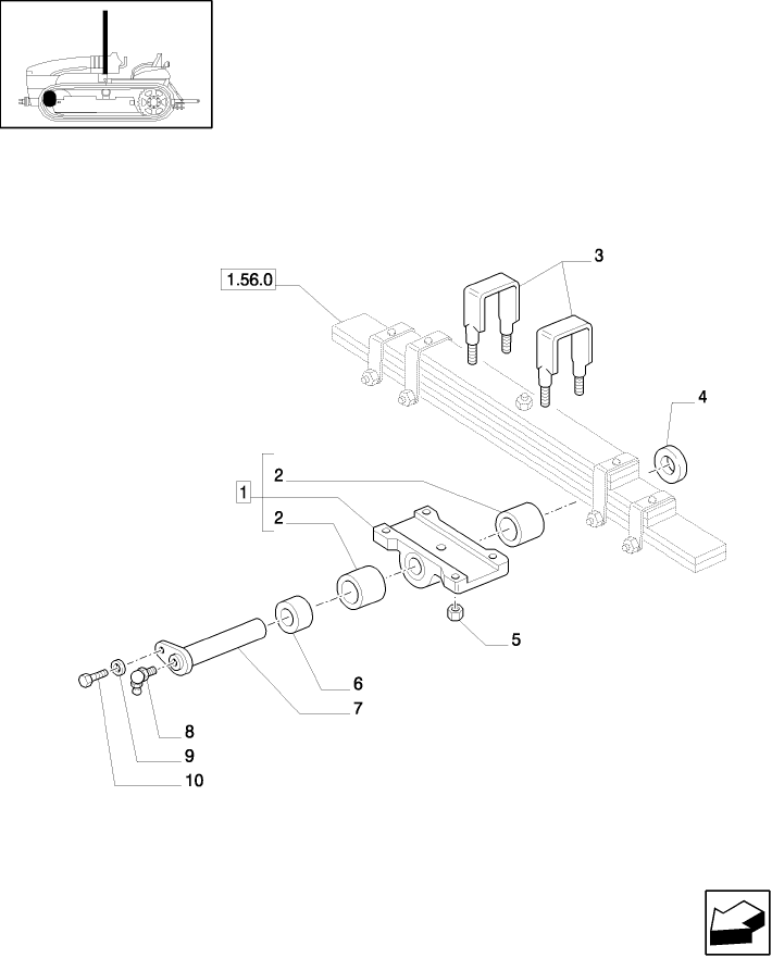 1.56.1 FRONT TRACK HOLDER