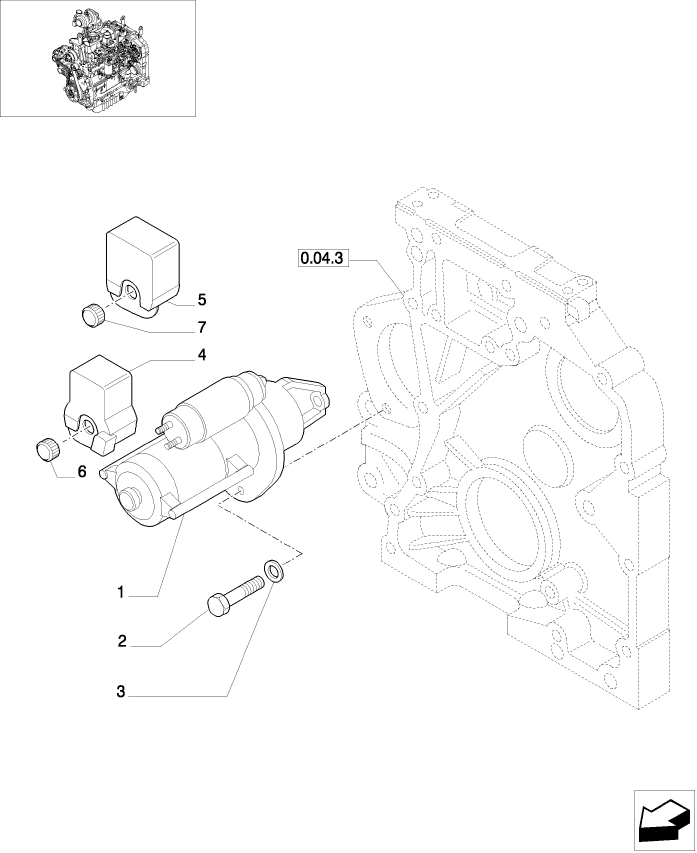 0.36.0 STARTER MOTOR