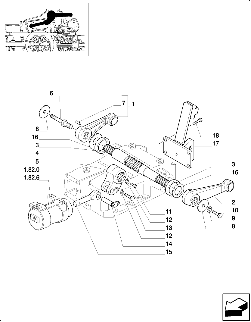 1.82.8 LIFT - LIFT ARMS & SUPPORT