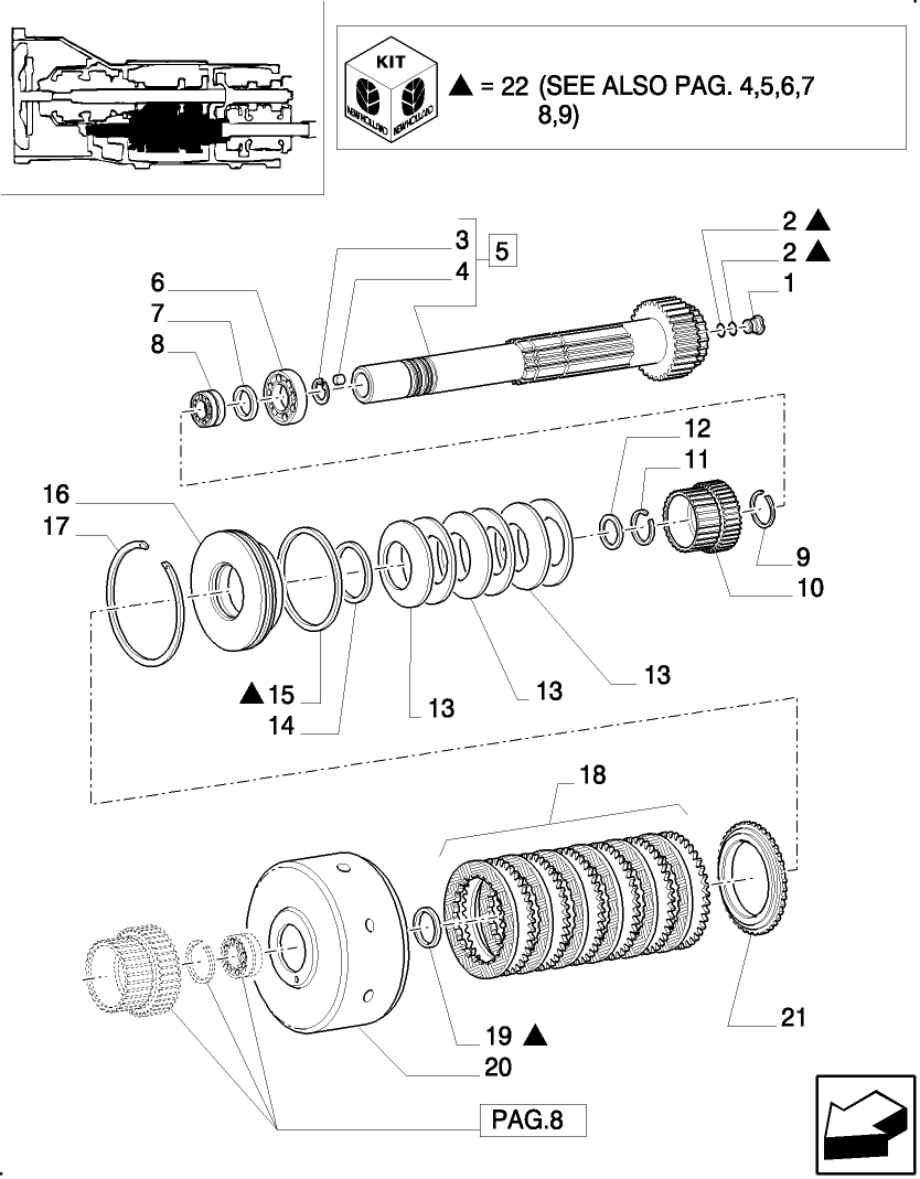 282(07) 18X6 SEMI POWER-SHIFT TRANS. (40 KPH) - CLUTCH ENGAGEMENT