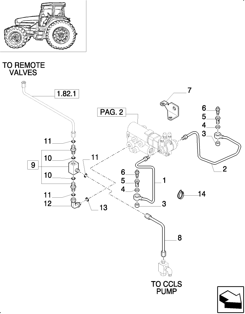 418(03) TRAILER BRAKE VALVE FOR LOAD SENSING CLOSED CENTRE (CCLS)-ITALY