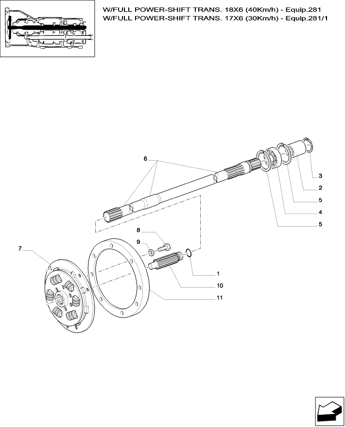 1.25.3/03 (VAR.281) CLUTCH, PTO