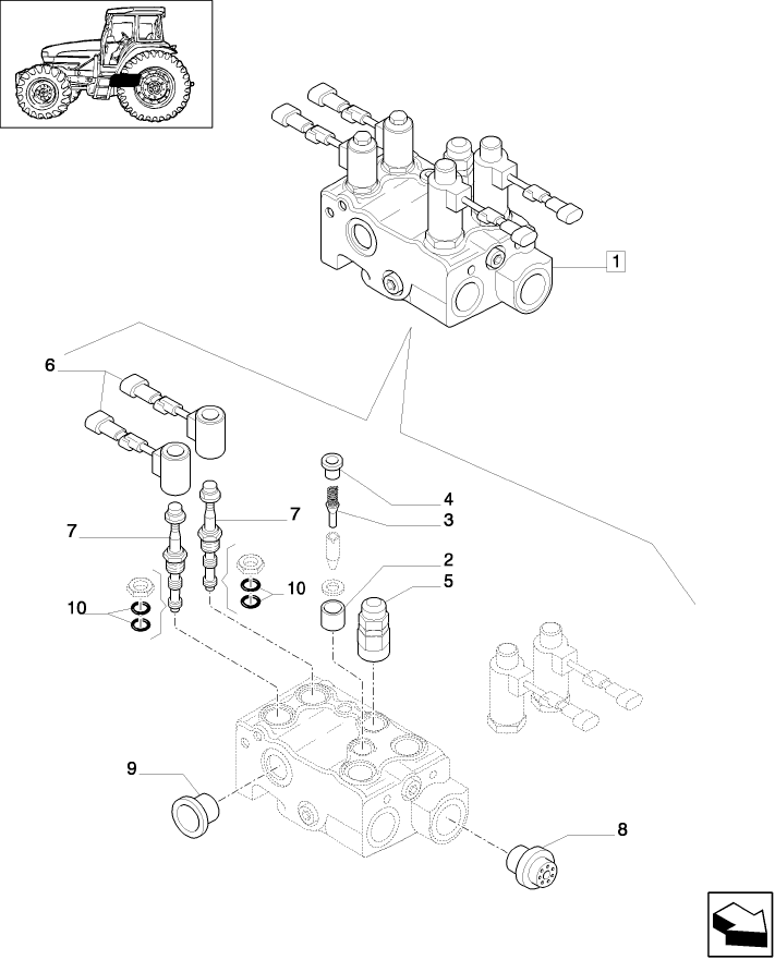 1.21.2/ A(01) VALVE SUSPENSION CONTROL - PARTS - C4863