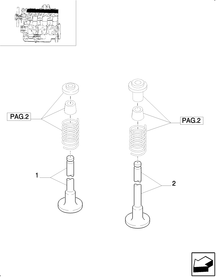 0.06.0(03) CYLINDER HEAD, ROCKER ARM, VALVES & RELATED PARTS - C4906