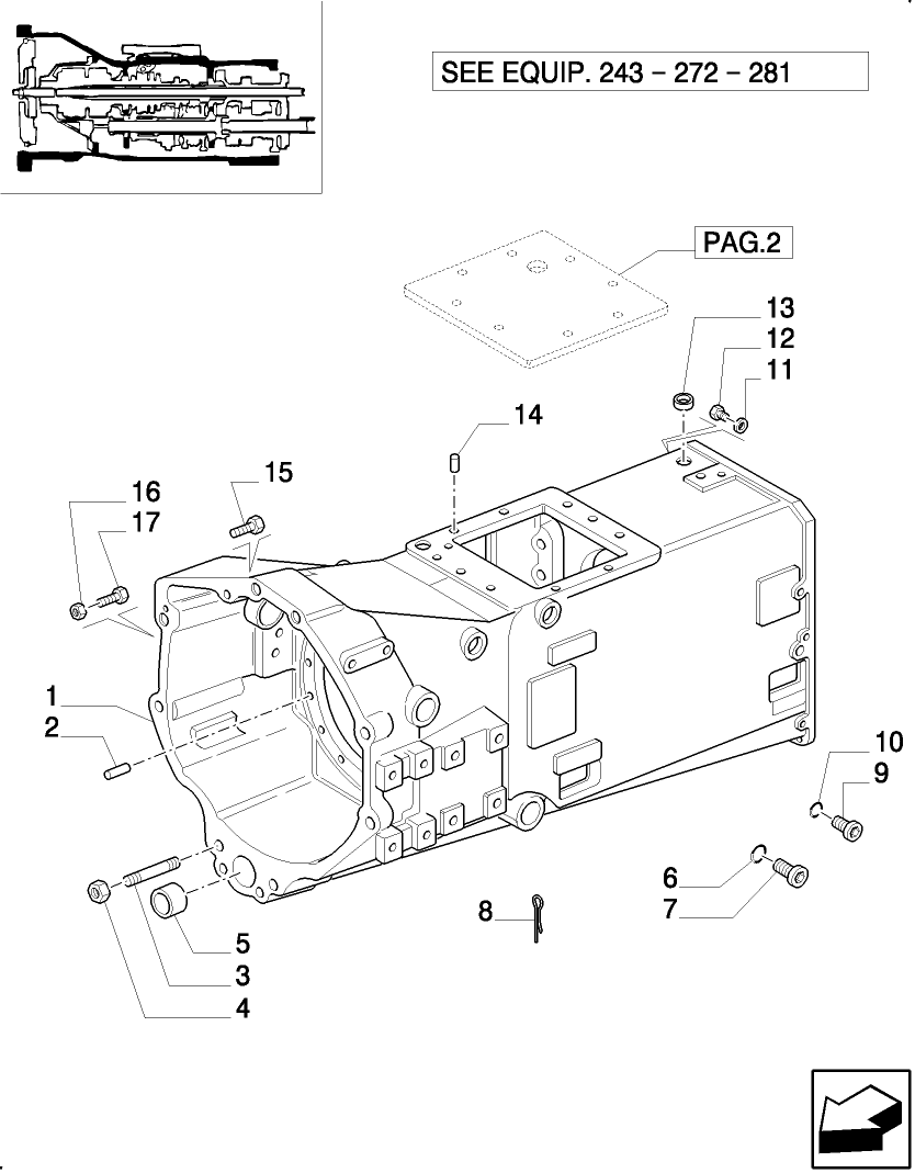 1.21.0(01) HOUSING, GEARS