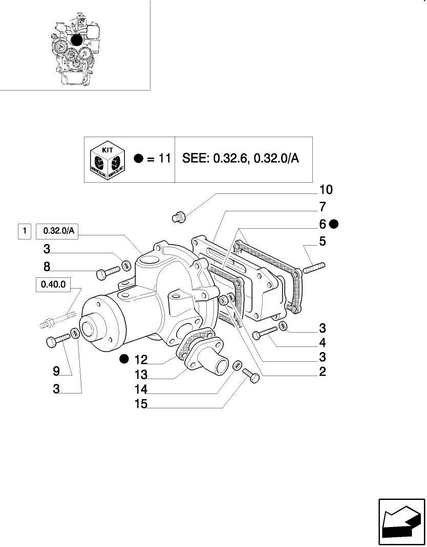 0.32.0 WATER PUMP