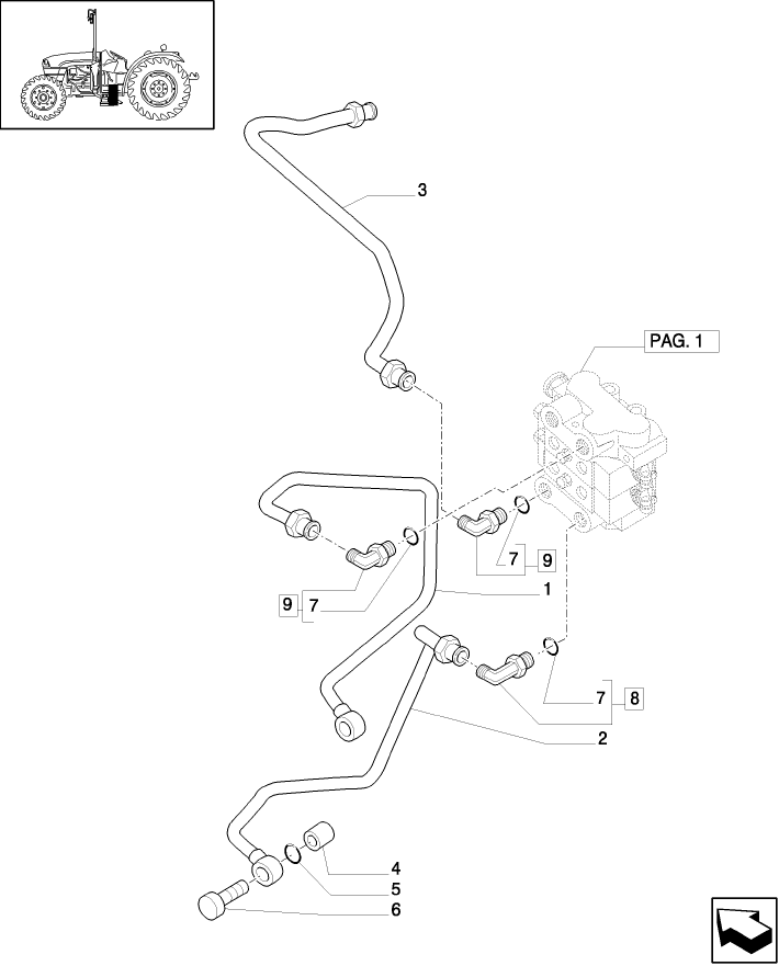 1.82.7/ 9(03) (VAR.124)  2 CONTROL VALVES WITH JOYSTICK