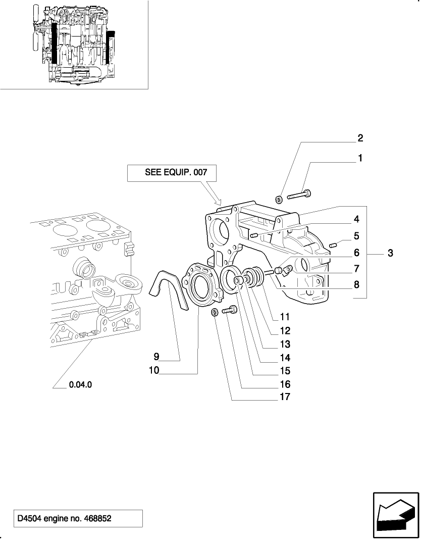 0.04.3(03) ENGINE COVERS & GASKETS