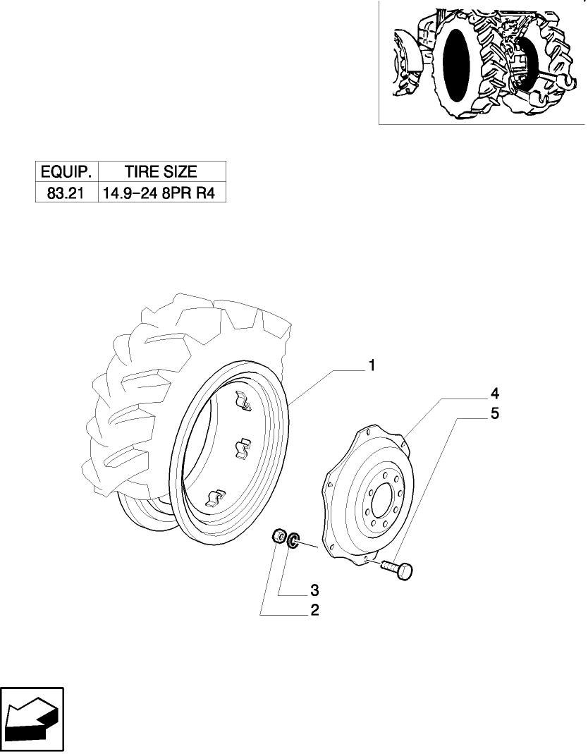 83.21 DRIVE WHEELS - RIM W13-24