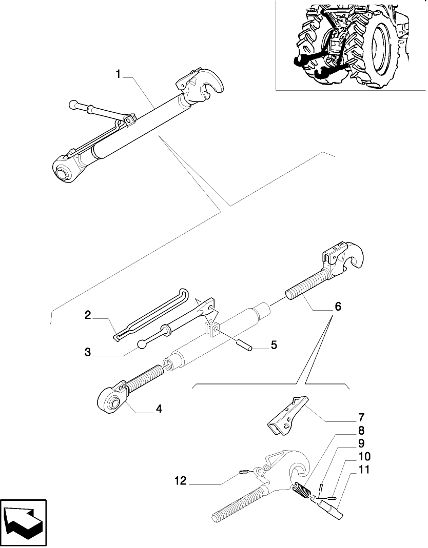 1.89.6/ 3F (VAR.922) IMPLEMENT CARRIER - PARTS