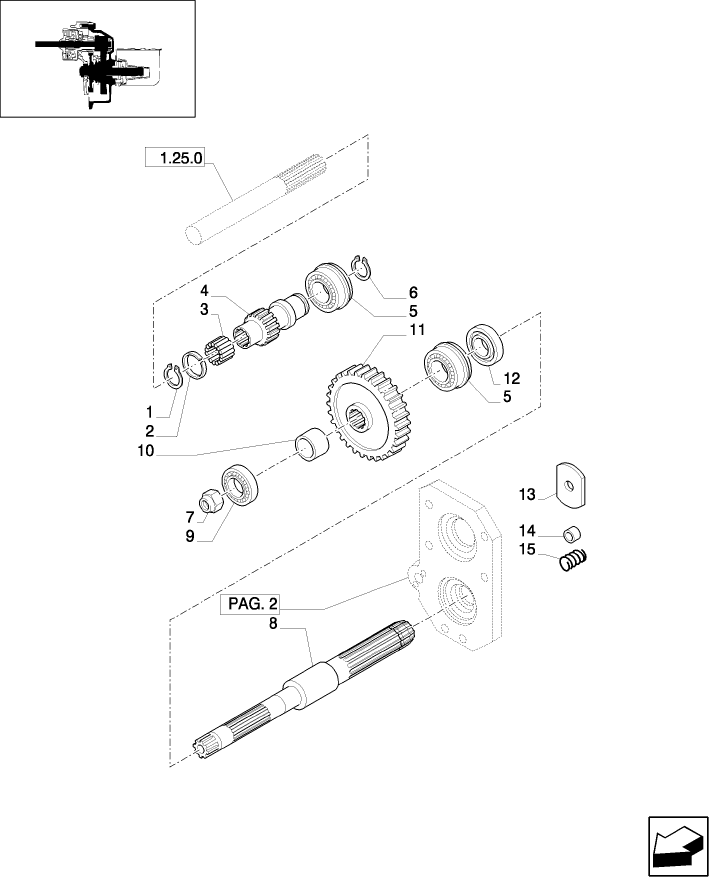 1.80.1(01) POWER TAKE-OFF (540 RPM)