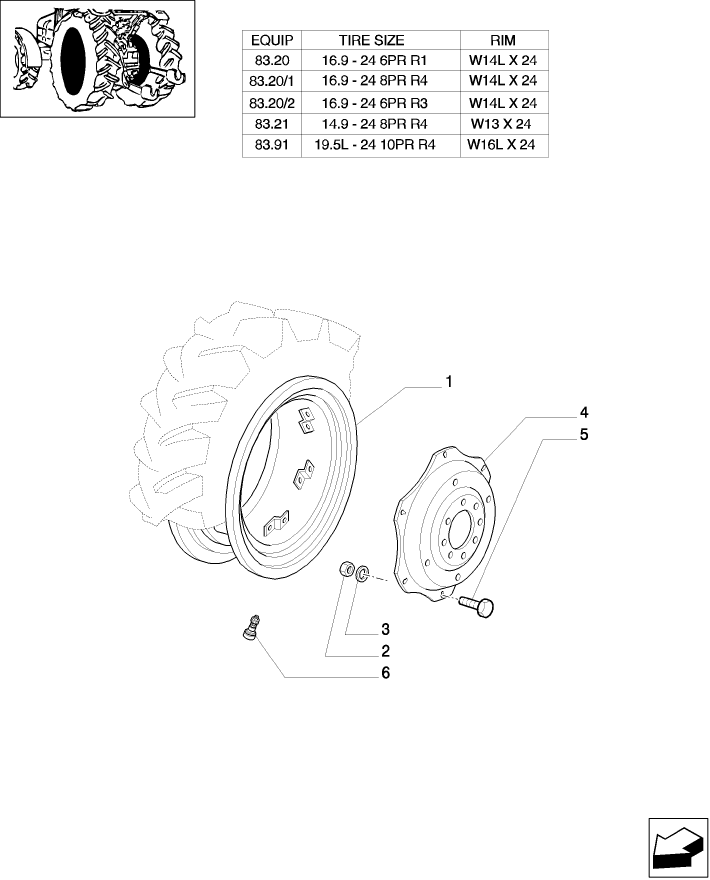 83.00(03) DRIVE WHEELS