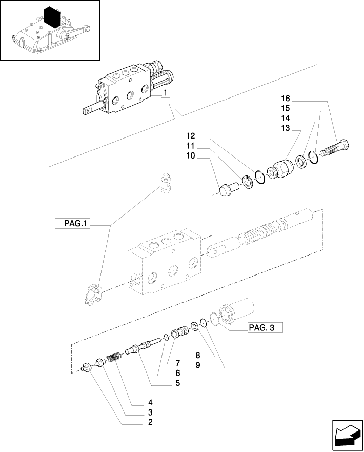 1.82.7/03A(02) DOUBLE-ACTING EXTERNAL CONTROL VALVE WITH FLOAT AND AUTOMATIC CUTOUT - C5484