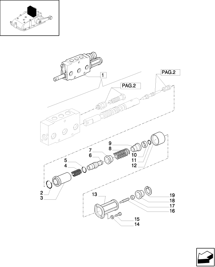 1.82.7/03A(03) DOUBLE-ACTING EXTERNAL CONTROL VALVE WITH FLOAT AND AUTOMATIC CUTOUT - C5484