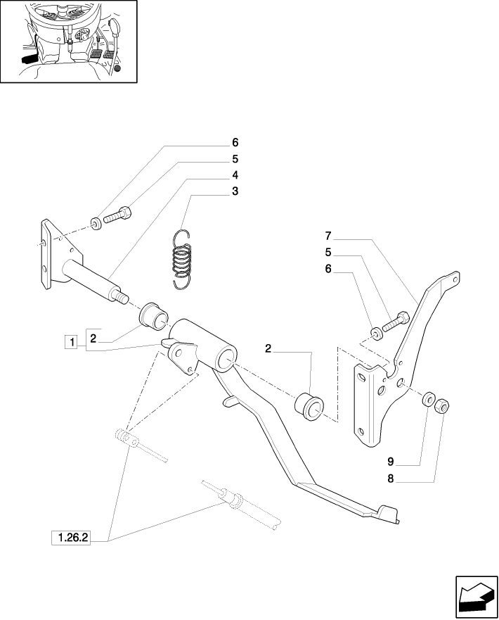 1.92.26(01) CLUTCH PEDAL