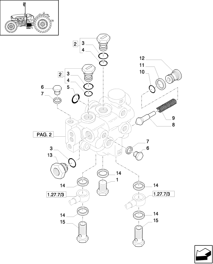 1.33.2/05(01) (VAR.275-275/1) 2WD HI-LO CLUTCH ENGAGEMENT - FILLER NECKS