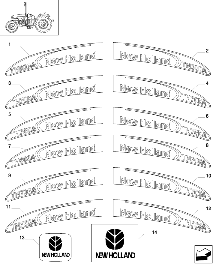 1.98.2(01) MODEL IDENTIFICATION DECALS