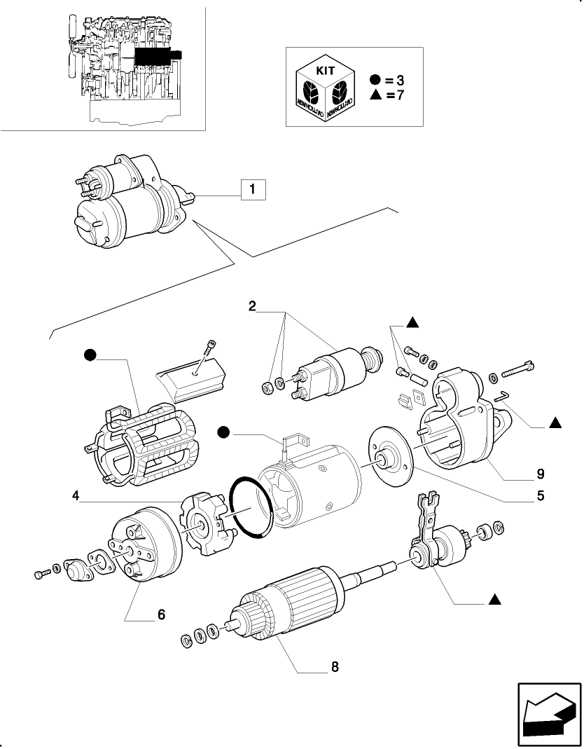 0.36.0/  A STARTER MOTOR - C4586