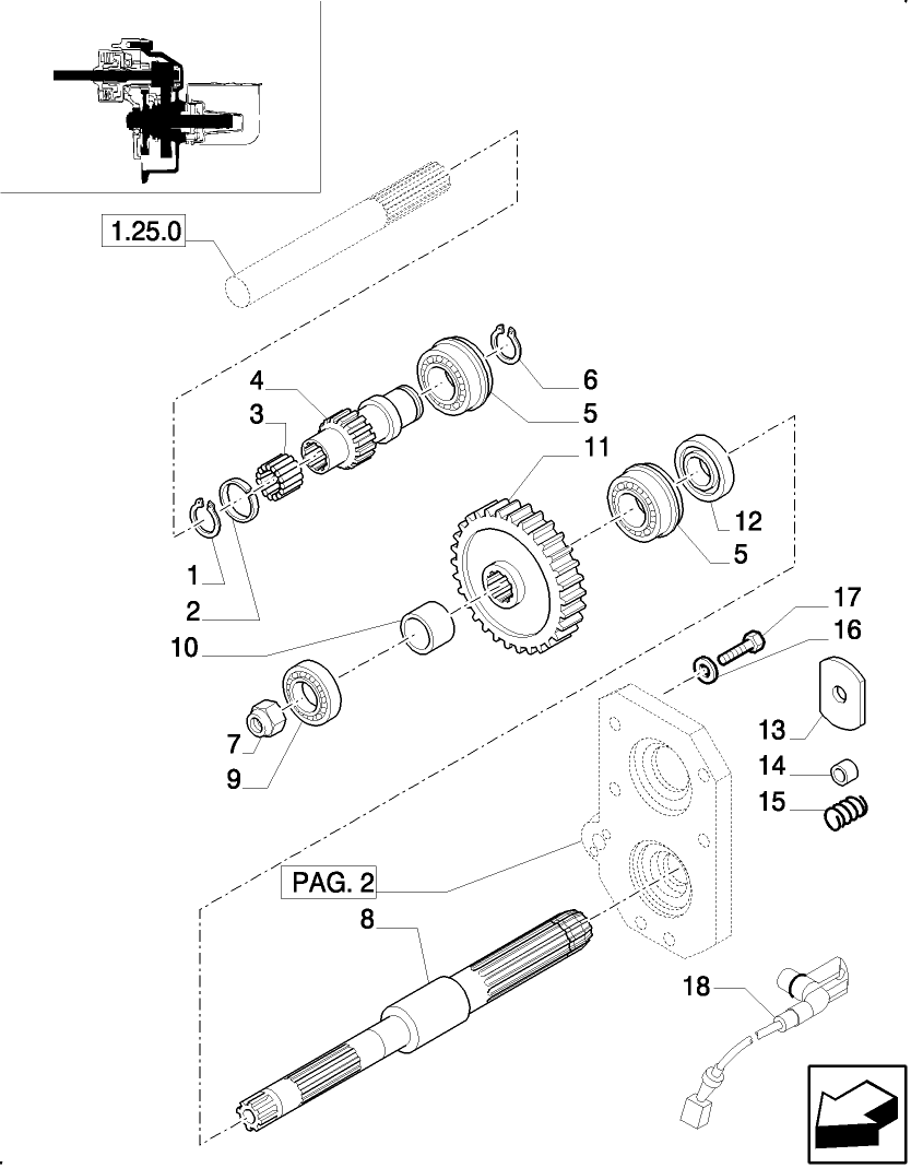 1.80.1(01) POWER TAKE-OFF (540 RPM)