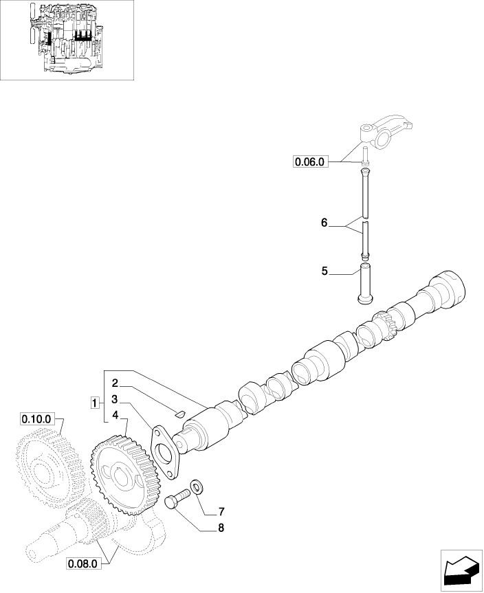 0.12.0 CAMSHAFT AND RELATED PARTS